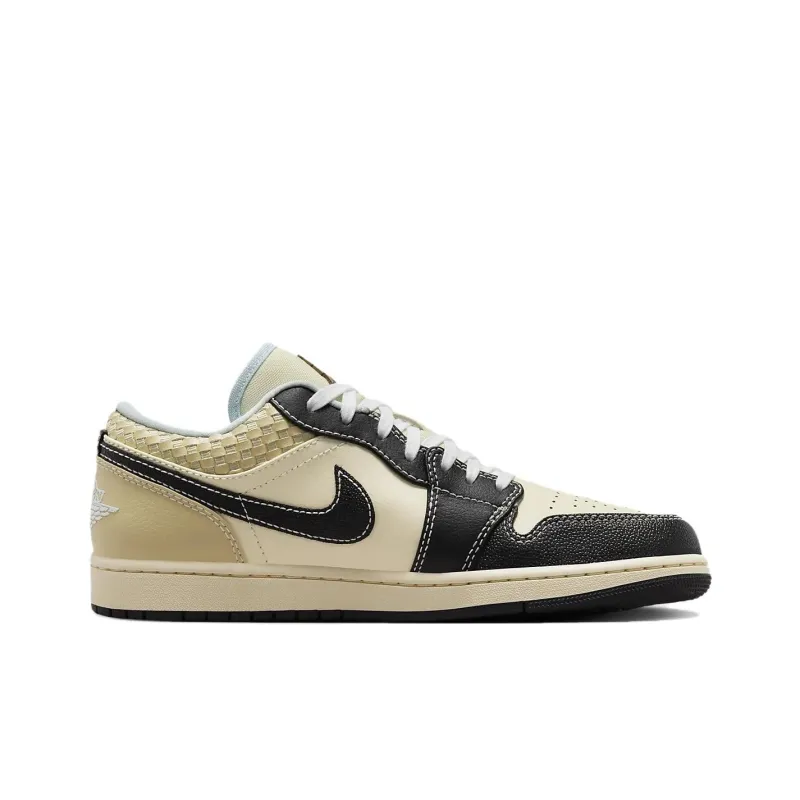 Jordan 1 Low Se Coconut Milk Black Muslin-1