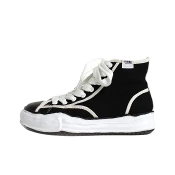MIHARA YASUHIRO Original High Top Stylish Skateboarding Shoes Unisex Black