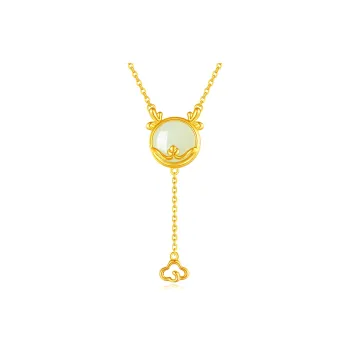 CHINA GOLD Hetian Jade Necklaces White Jade/Pale Greenish White Jade Women's