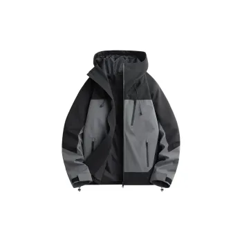Yalu Water Resistant Windproof UV Protection Breathable Windbreaker Jacket Unisex Cocoa Brown
