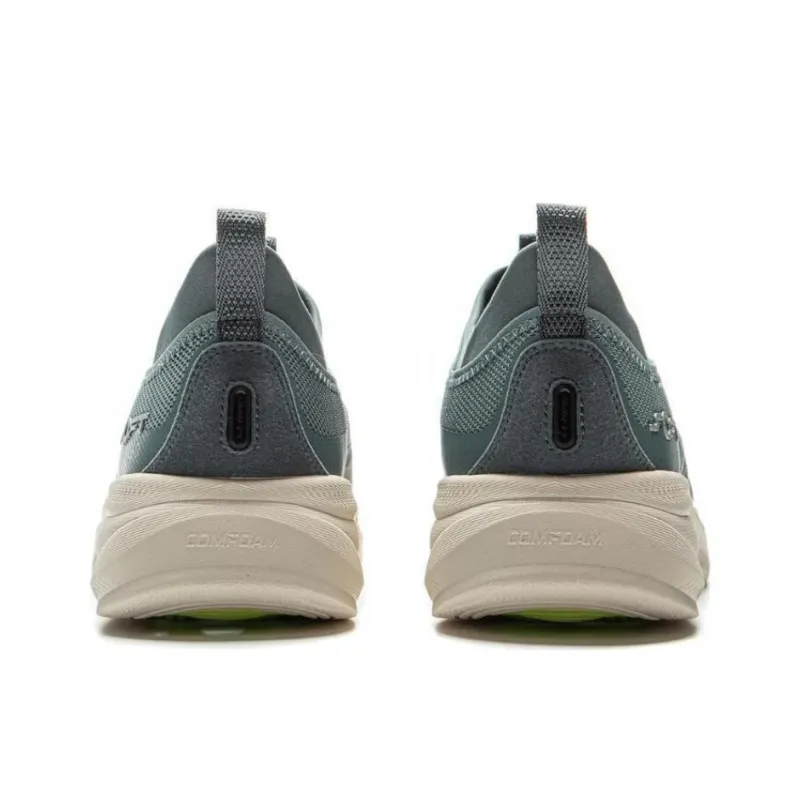 LiNing SOFT GO 2 Cushioning, Slip Resistant, And Abrasion Resistant Low Top Casual Shoes Men's Blue Gray-3