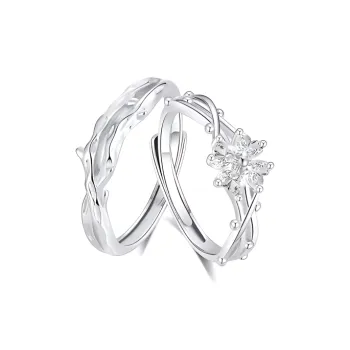 Zheng Tai Fook S999 Fine Silver Rings Unisex
