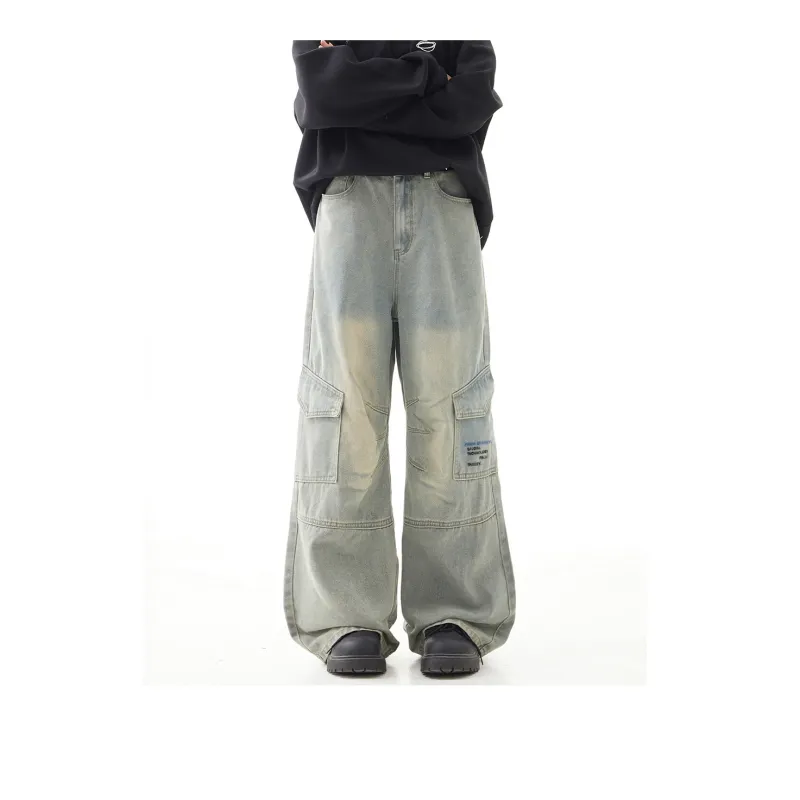 Qnxeey Jeans Unisex-8