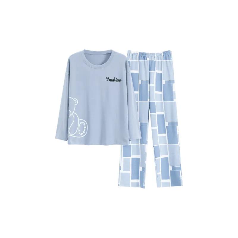 ALPLUME Pajama Set Women's Blue-0