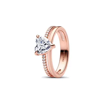Pandora 925 Sterling Silver Rings Women's Rose Gold