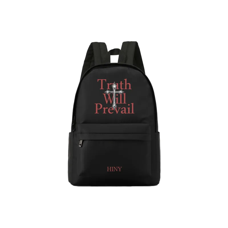 HINY Polyester Backpack 13 Inch Laptop Bag Regular Unisex White-22