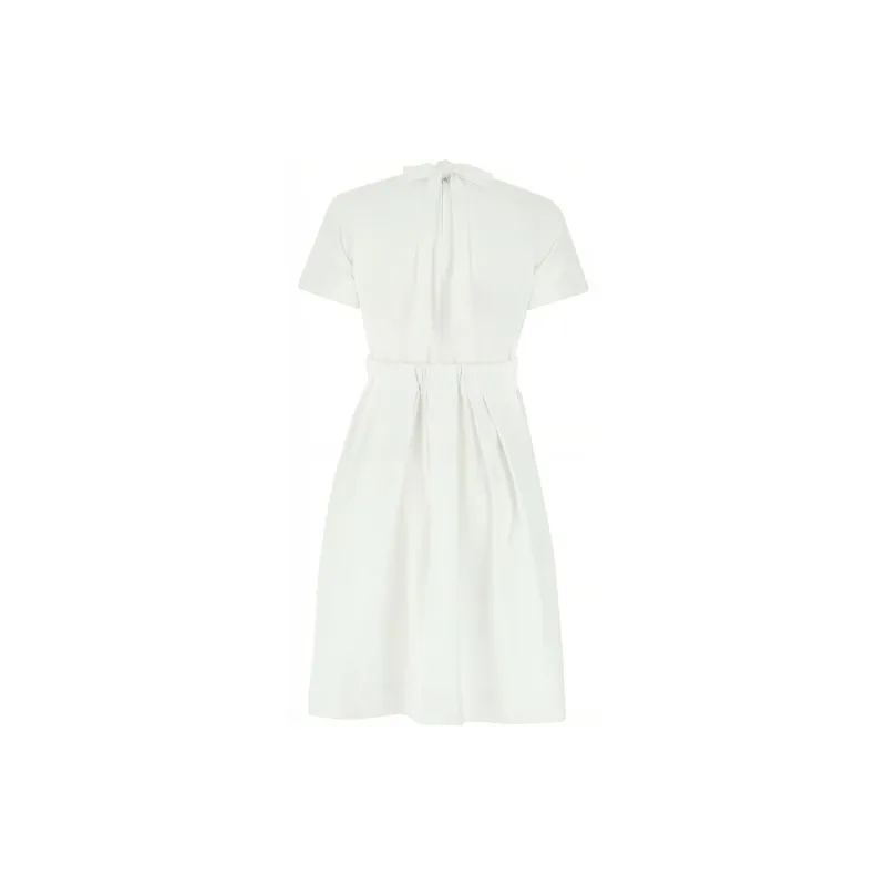 PRADA SS21 Short-Sleeved Dresses Women's White-1