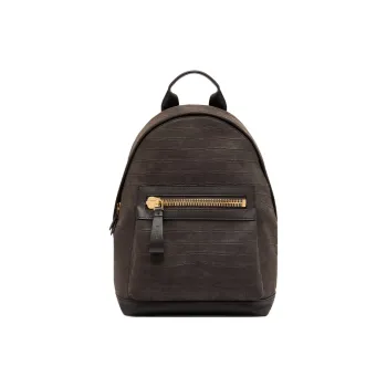 TF Leather Backpack Men's Brown