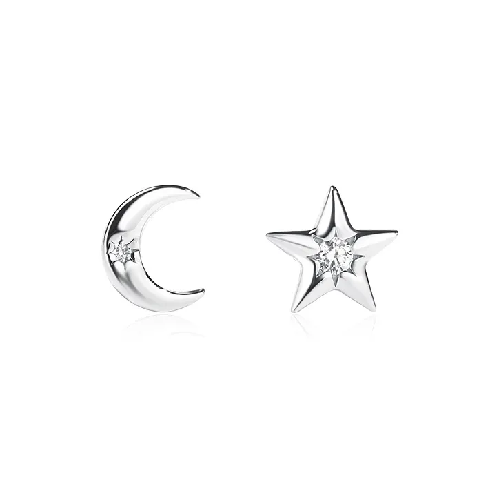 ZWU 999 Fine Silver Stud Earrings Unisex-5