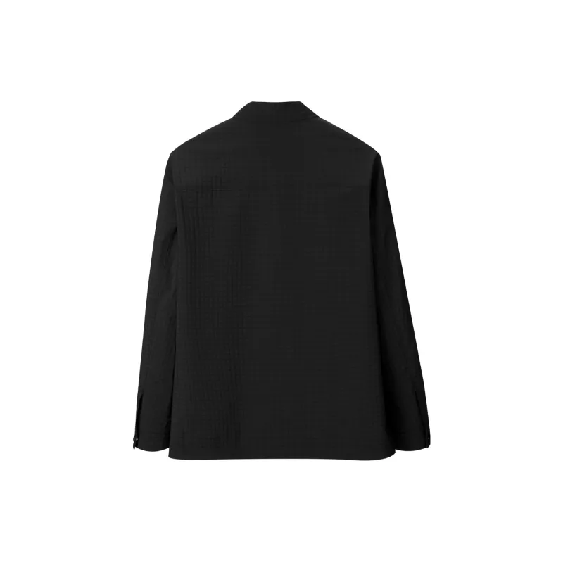 HLA Jackets Men Black Pattern 57-1
