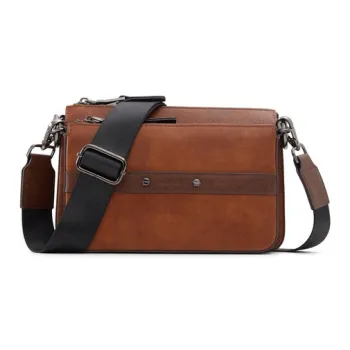 ALDO Artificial Leather Crossbody Bag Medium Size Men's Mixed Color
