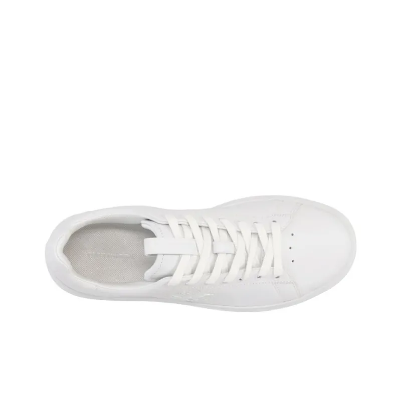 TORY BURCH Double T Howell Leather Sneakers-4