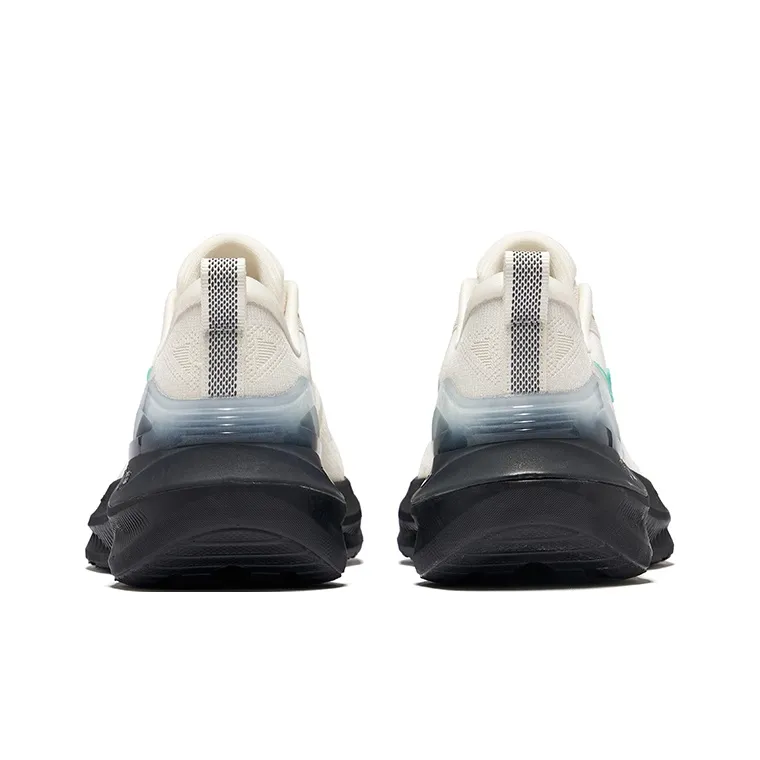 Erke Cushioning Breathable Rebound Low Top Casual Running Shoes Women's Microcrystal White-3