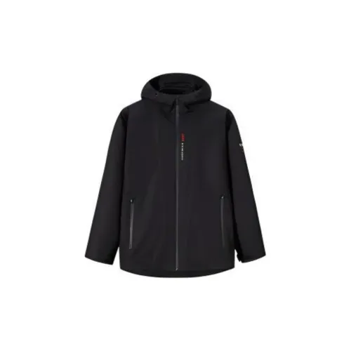 Anta Variety Training Collection Water Repellent Windbreaker Jacket Men's Basic Black