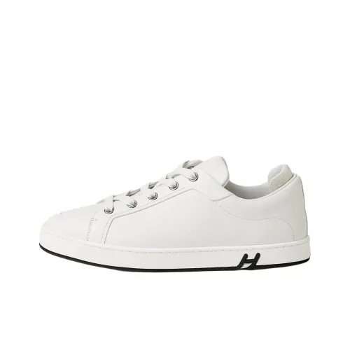 HERMES Kid Low-Top Skateboard Shoes Women's White