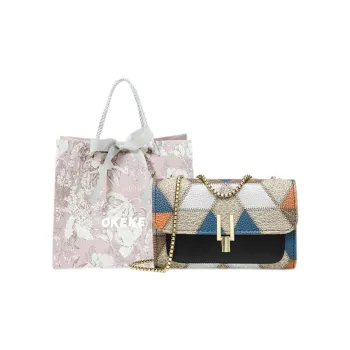 OKEKE PU Crossbody Bag Shoulder Bag Regular Women's Multicolor