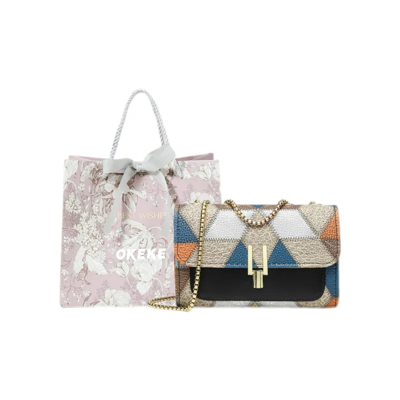 OKEKE PU Crossbody Bag Shoulder Bag Regular Women's Multicolor-0
