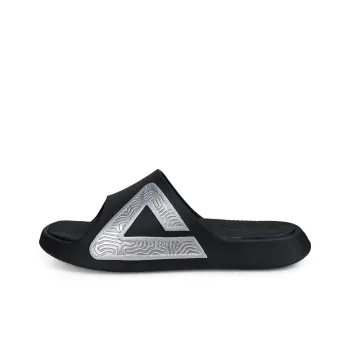 PEAK State Pole Slip Resistant Abrasion Resistant Cushioning Slide Slippers Unisex Black Silver