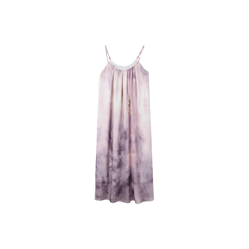 3COLOUR Slip Dress Women's Purple Blended-1