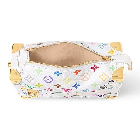 LOUIS VUITTON X Takashi Murakami Side Trunk Mm White Multicolored-3