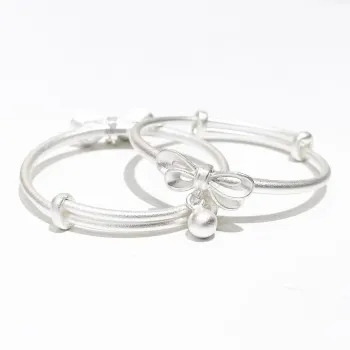 Kim Heng Hee S999 Fine Silver Bangles Kids'