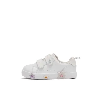 DAVE&BELLA Anti-Slip Wear-Resistant Kids' Skateboarding Shoes White Children Aged 3-7 Years Old
