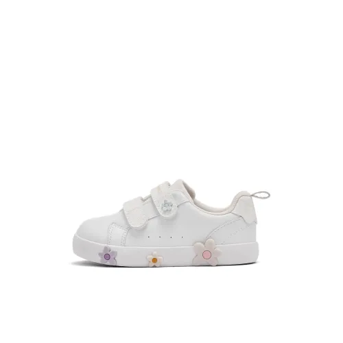 DAVE&BELLA Anti-Slip Wear-Resistant Kids' Skateboarding Shoes White Children Aged 3-7 Years Old