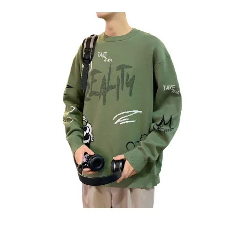 Tonlion Sweater Men's Turquoise Green