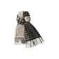 Black Double-Sided Plaid Versatile Skin-Friendly Thermal Scarf