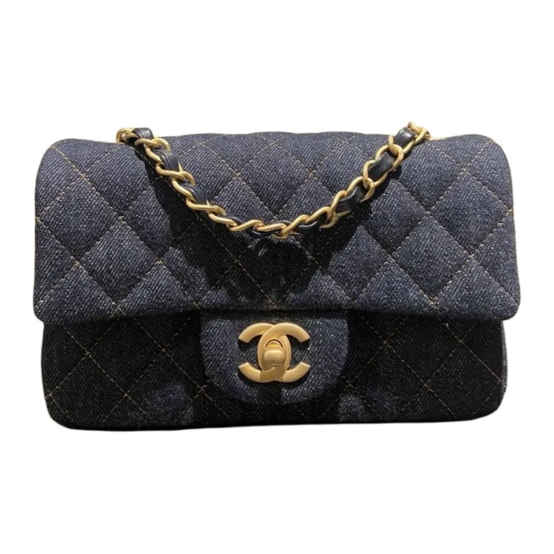 CHANEL Leather Crossbody Bag, Shoulder Bag Women's Black-1