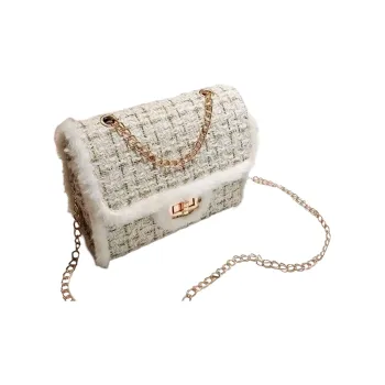 ADOONGA Woven Shoulder Bag Regular Unisex Pink