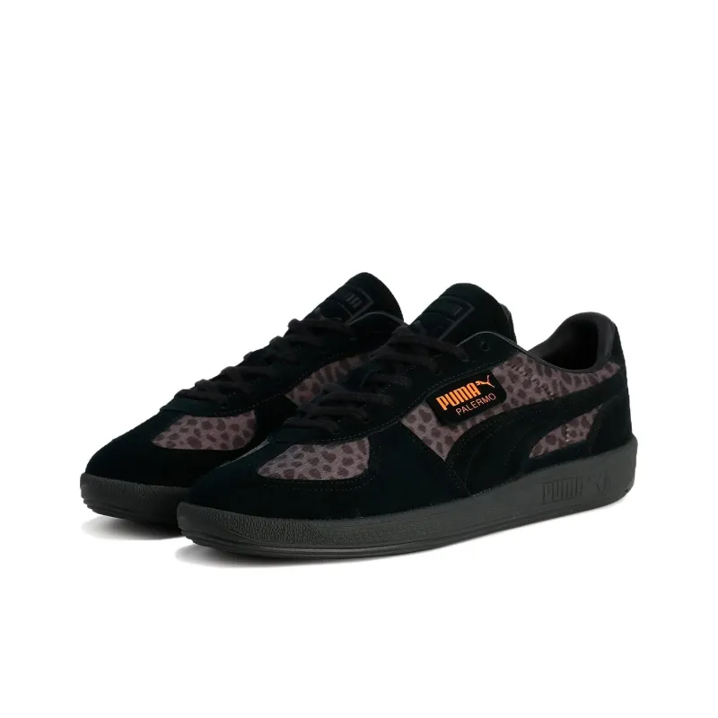 Scye x PUMA Palermo Anti Slip Wear Resistant Low Top Skateboard Shoes Unisex Black Red-2