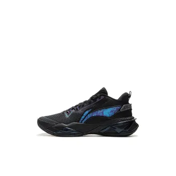 LINING YOUNG Anti Slip And Wear Resistant Rebound Support Children's Basketball Shoes Black Kids'