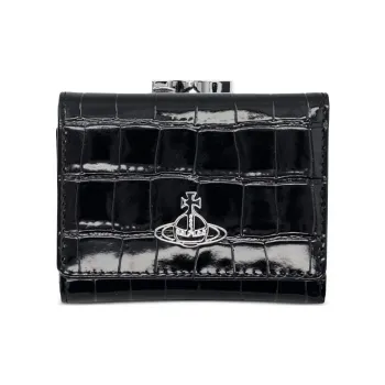 Vivienne Westwood Calfskin Wallet Women's Black