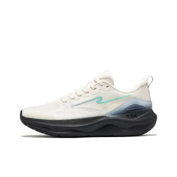 Erke Cushioning Breathable Rebound Low Top Casual Running Shoes Women's Microcrystal White