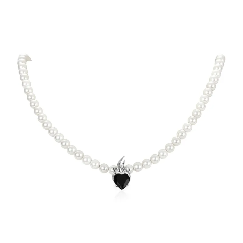 DH7 Shell Pearl Necklaces Unisex-3