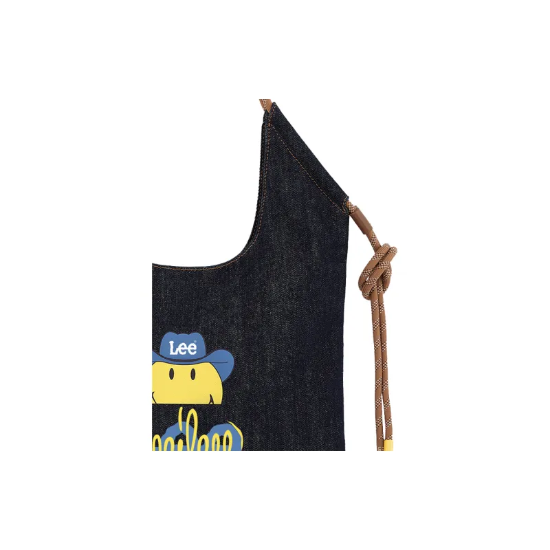 Lee Smiley® Collaboration Denim Shoulder Bag Regular Unisex Original Denim-6