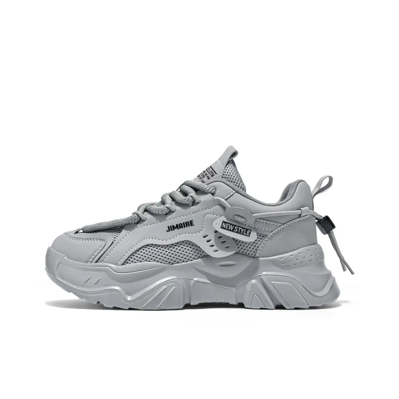King Jinmai Slip-Resistant Low-Top Chunky Sneakers Men's-5