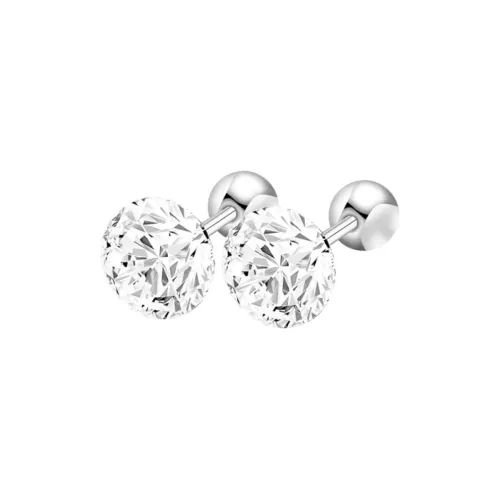 Blooming Petals Zircon Stud Earrings Unisex