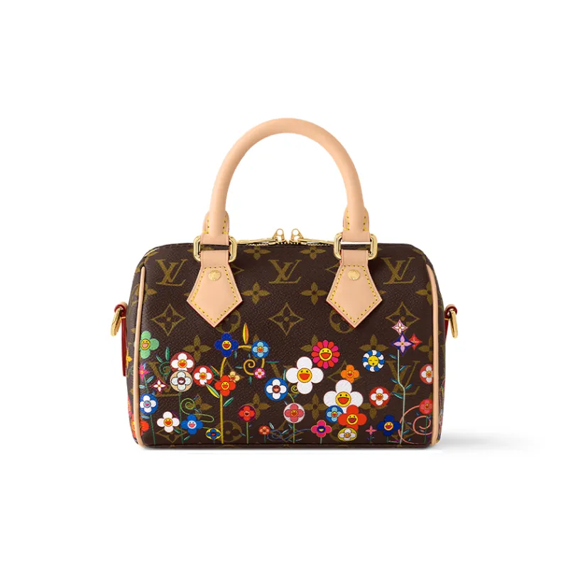 LOUIS VUITTON X Takashi Murakami Speedy Bandouliere 20 Monogram-2