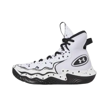 Joshua Vides x Under Armour Highlight Anti Slip Wear Resistant High Top Training Shoes Women's White Black