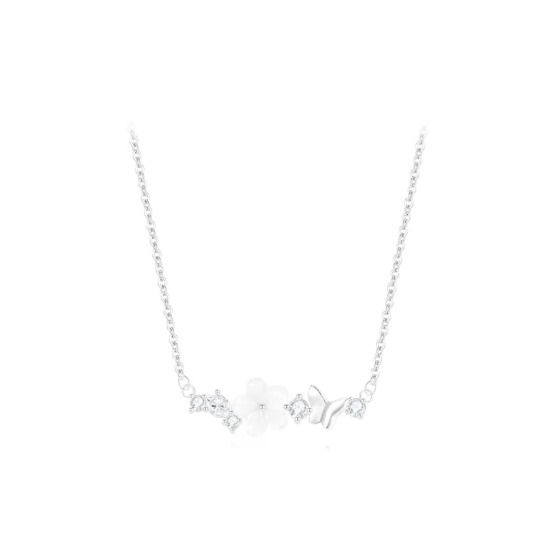 PRETTY DIARY S925 Silver Necklaces Women's-0