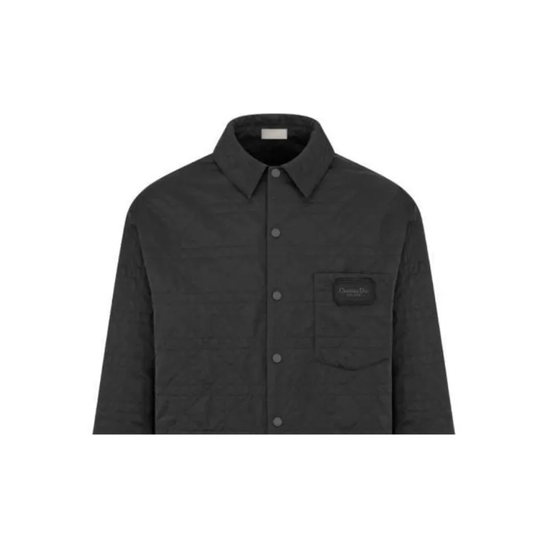 DIOR Cannage Quilted Overshirt-6