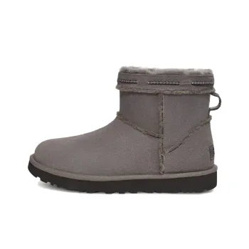 UGG CLASSIC MINI Short Snow Boots Unisex Gray