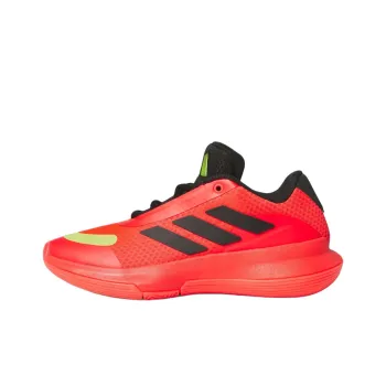 Adidas BASKETBALL Anti Slip Wear Resistant Low Top Children's Basketball Shoes Red Teenagers