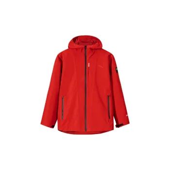 Anta Variety Training Collection Water Repellent Windbreaker Jacket Men's Classic Red
