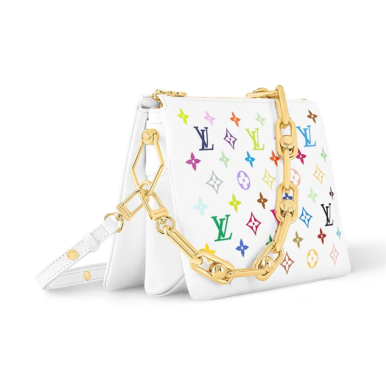 LOUIS VUITTON X Takashi Murakami Coussin Pm White Multicolored-1