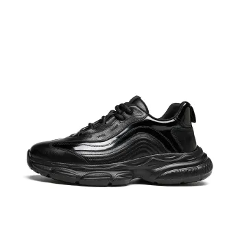 MILLIE'S Low Top Chunky Sneakers Men's Black