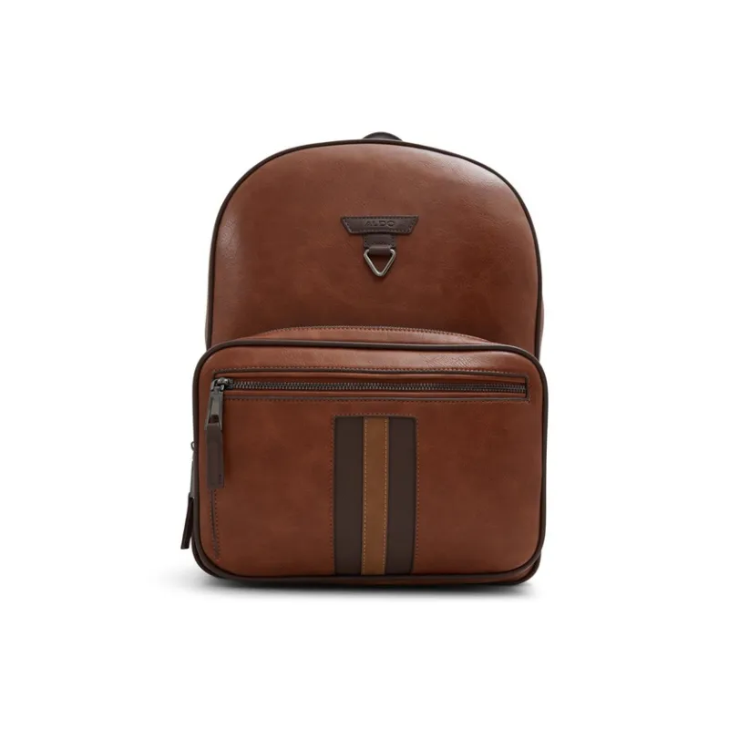ALDO Artificial Leather Backpack Large Size Men's Umber-0