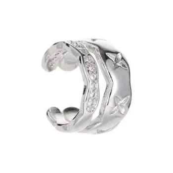 May10th Alloy Clip On Earrings Unisex